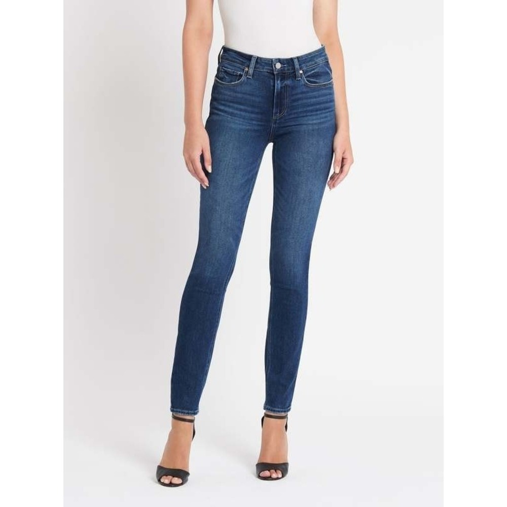 PAIGE Women's Jeans Hoxton Ankle Skinny Medium Wash Size 30x27 Stretch Denim‎